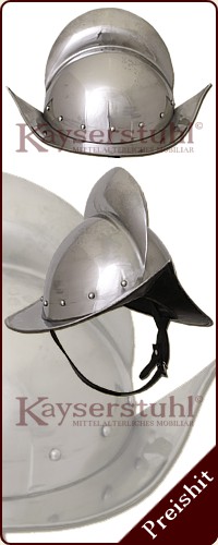 Deutscher Morion Helm, 1,6mm