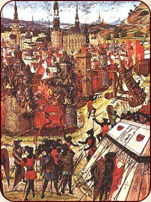 Die Eroberung von Jerusalem während des ersten Kreuzzuges (1099)