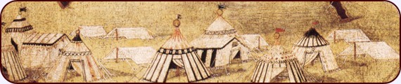Bild: Eroberung von Melitene durch den byzantinischen Heerführer Johann Kourkouas im Jahre 934 (Quelle: Madrid Skylitzes manuscript, 12. - 13. Jahrhundert)