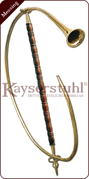 Cornu (Römisches Signalhorn) aus Messing