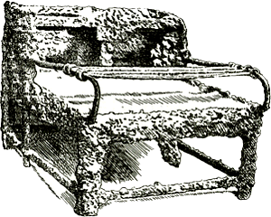 Craticula aus Pompeji (Museum Neapel)