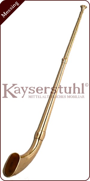 Lituus (Römisches Signalhorn) aus Messing