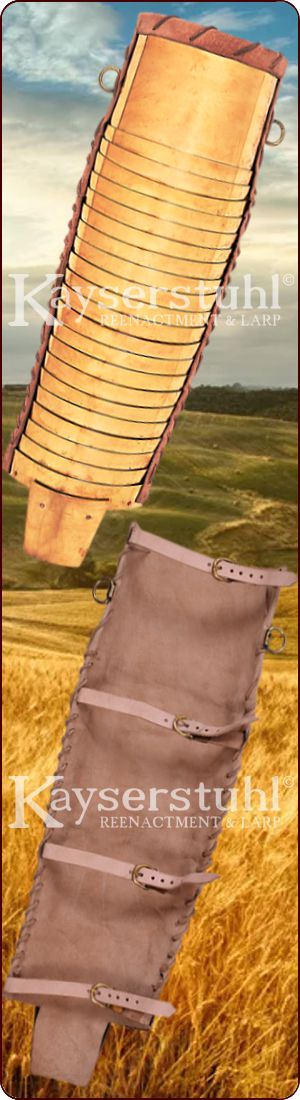Gladiatoren Armschutz (Manica) aus Messing