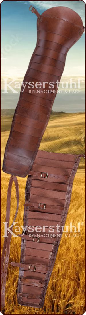 Gladiatoren Armschutz (Manica) aus Leder