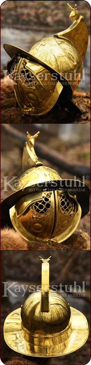 Gladiatorenhelm 'Thraex' Pompeji (Deepeeka)
