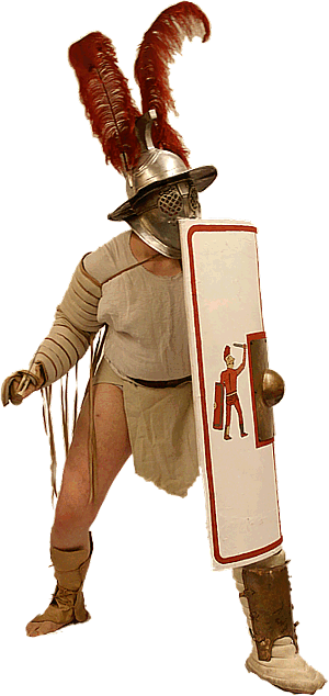 Gladiator vom Typ Murmillo
