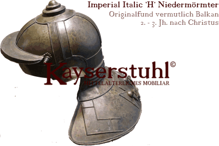 Originalfund: Imperial Italic 'H' (Niedermörmter)