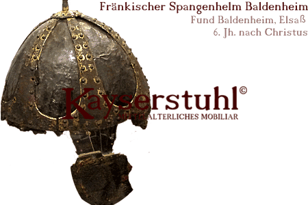 Originalfund Spangenhelm "Baldenheim" mit Wangenklappe