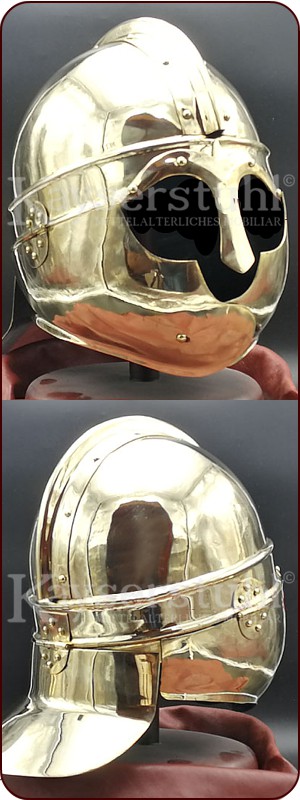 Spätrömischer Balkanhelm (Messing)
