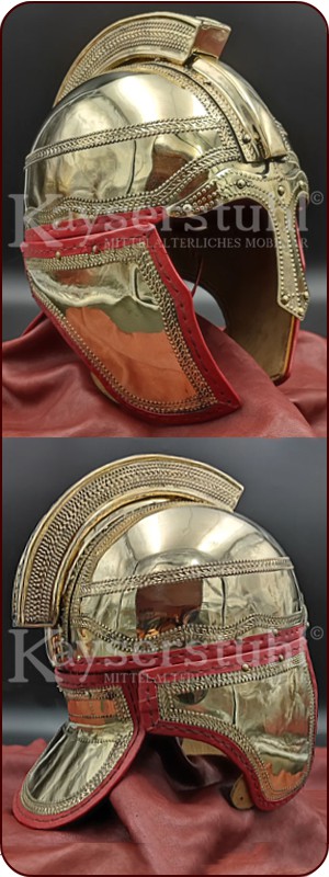 Spätrömischer Kammhelm "Augsburg Typ II" mit Cresta