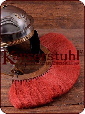 Römischer Helmbusch, Crista, rot (Holz)