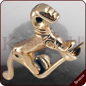 Keltische Pferdchenfibel (Bronze)