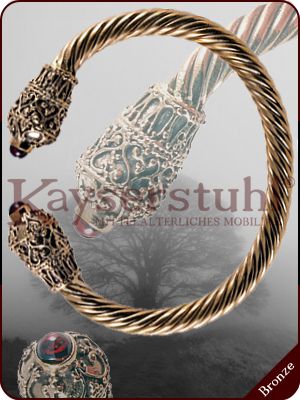 Spirale Bronze Oberarmschmuck Oberarmring der Kelten Keltischer Oberarmreif 