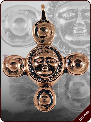 Keltisches Sonnenamulett (Bronze)