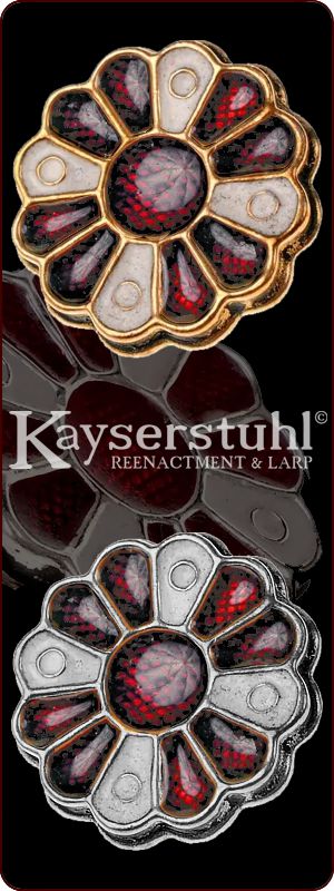 Alamannische Almandinscheibenfibel "Weingarten" (6. Jh.)