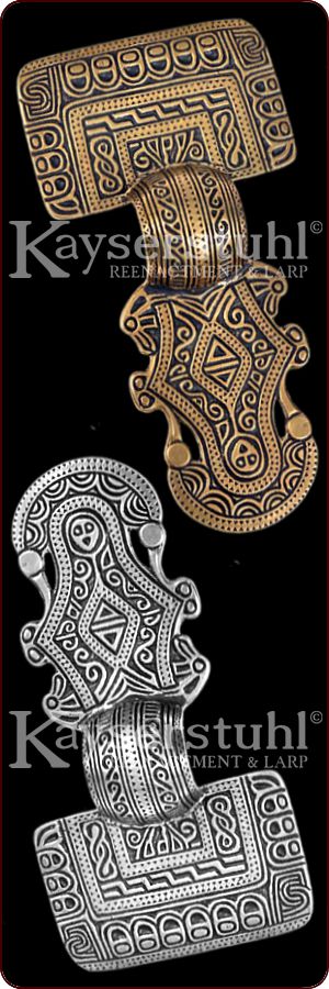 Bügelfibel mit Runeninschrift "Nordendorf" (6. Jh.)