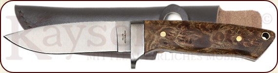 Rostfreies Messer 21,0 cm mit Wurzelholzgriff 