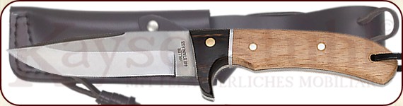 Rostfreies Messer 22,0 cm mit Buchenholzgriff