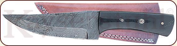 Damastmesser 19,5 cm mit Horngriff