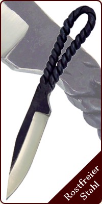 Geschmiedetes Messer 21,0 cm mit Scheide 