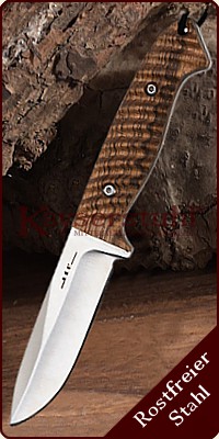 Rostfreies Messer 21,5 cm mit Zebranoholzgriff