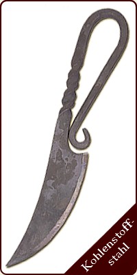 Geschmiedetes Messer 22,0 cm mit Scheide