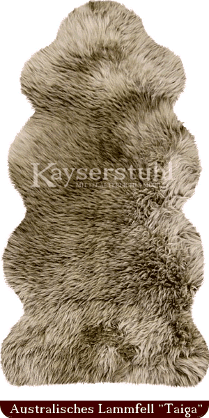 Australisches Lammfell mit langem Ende "Taiga" 140 cm