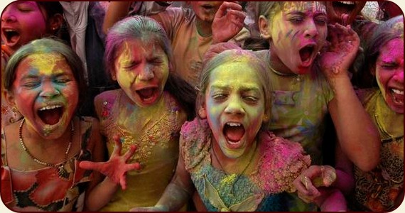 Holi - Indisches Farbenfest