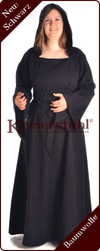 Mittelalter Kleid "Rachel" mit Kapuze
