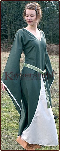Mittelalterliches Kleid "Marian", grün