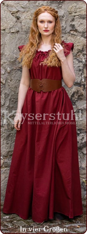 Ärmelloses Kleid/Überkleid "Clara", rot