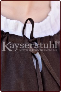 Kleid / Unterkleid / Cotta "Basic", braun