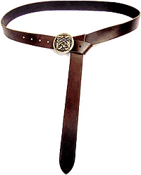 Buckle-Gürtel "Celtic Dogs" (4,0 cm) als Langgürtel