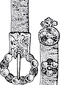 Spätmittelalterlicher Langgürtel (2,0 cm) Typ III
