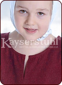 Mittelalterliches Kinderkleid/Cotte "Birna", rot