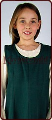 Mittelalterliches Kinder-Überkleid "Isidora" in grün