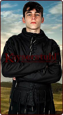 Rüstwams/Doublet "Godefroi" in schwarz