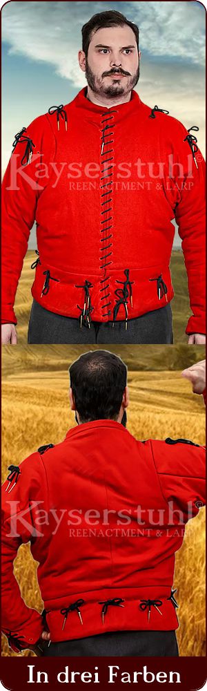 Rüstwams/Doublet "Godefroi" in rot