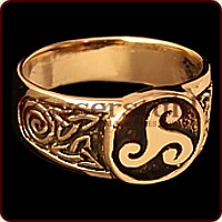 Ring "Triskele" (Bronze)