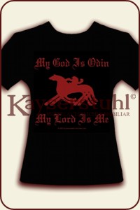 Girlie-Shirt "My God Is Odin"
