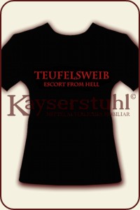Girlie-Shirt "Teufelsweib - Escort from Hell"