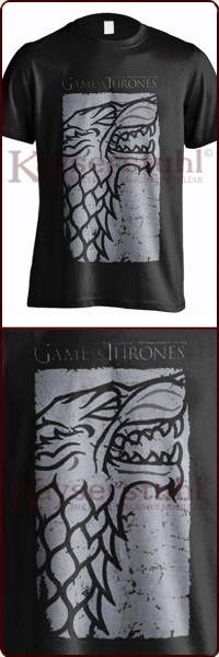 Game Of Thrones T-Shirt "Stark Charcoal"