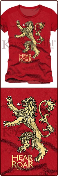 GOT T-Shirt "Lannister - Hear Me Roar"