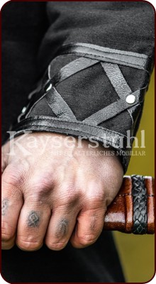 Vikings Langarm-Tunika "INGVAR", schwarz