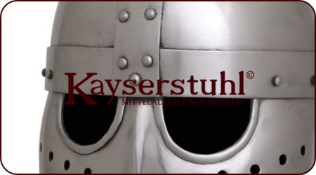 Kreuzritter-Spangenhelm "Béroard" mit Maske 