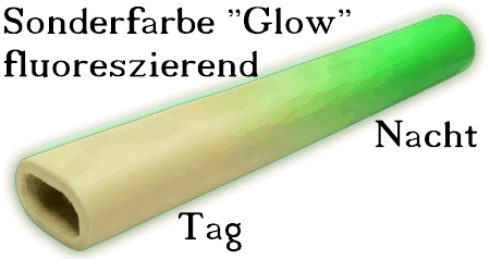 Red Dragon Griffgummi "Langschwert"
Sonderfarbe "Glow" fluoreszierend