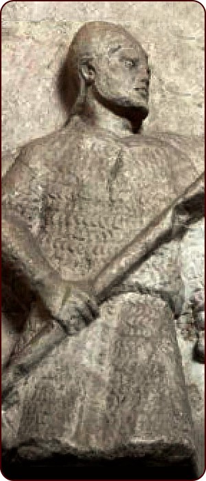 Reliefdarstellung aus dem späten 3. oder frühen 4. Jh. n. Chr.