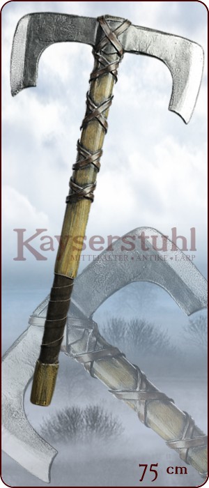 Einhändige LARP Doppelaxt "Argus"