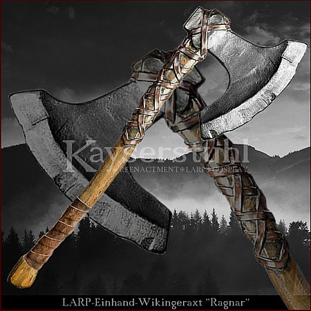 Einh&auml;ndige LARP-Axt "Ragnar"