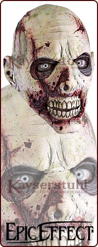 Zombiemaske mit Narben und Blut (LARP)